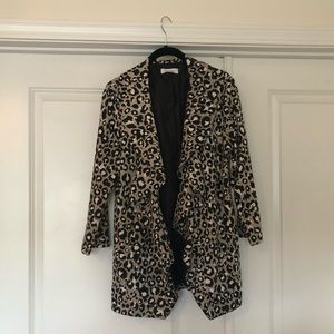 Leopard Print Calvin Klein Blazer